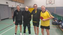 Unsere Mannschaft gegen Sindorf: Torsten Bell, Peter Nagel, Daniel Jansen und Adam Dresen
