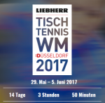 TT Weltmeisterschaft 2017 in Düsseldorf