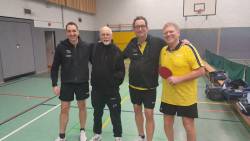 Unsere Mannschaft gegen Sindorf: Torsten Bell, Peter Nagel, Daniel Jansen und Adam Dresen